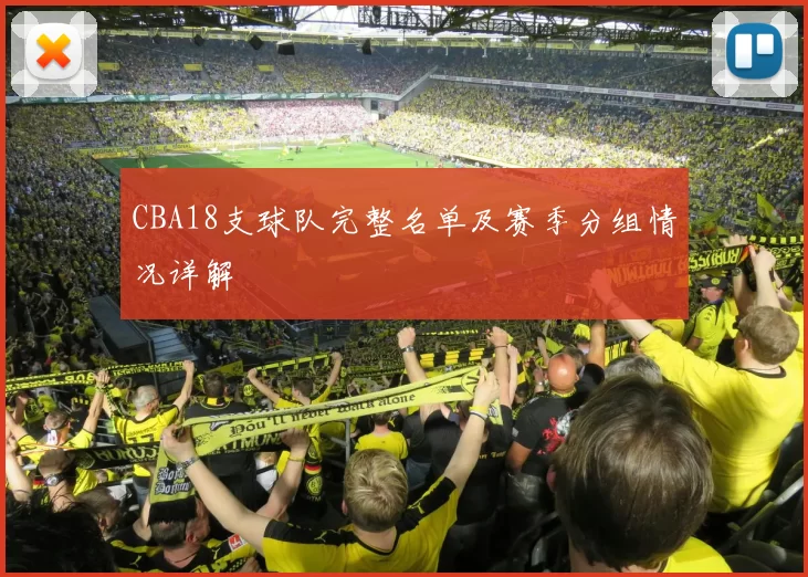 CBA18支球队完整名单及赛季分组情况详解